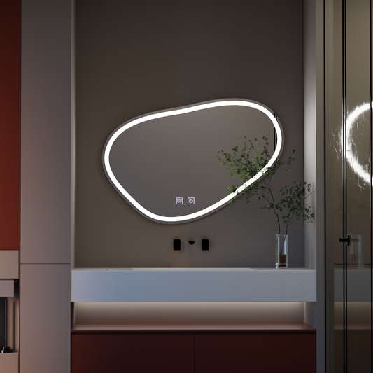 Mirror LED Touch Quaszare 90x65 cm