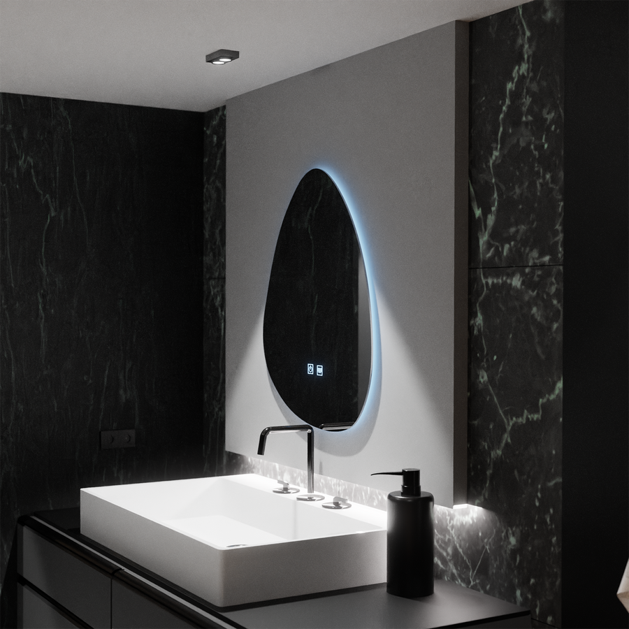 Οργανικός καθρέφτης LED 80x60cm - Fluido Touch Deframe Dimable System