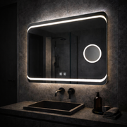 Ορθογώνιος καθρέφτης LED, 80x60cm, Stella Touch, Demister System
