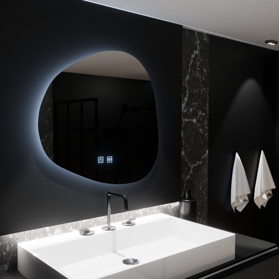 Οργανικός καθρέφτης LED 60x60cm - Duna Touch Deframe Dimable System