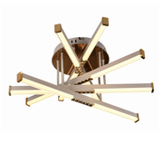 Πολυέλαιος LED με Τηλεχειριστήριο LT182/5WH, 69W, 5 Στοιχεία, Κρύο/Ζεστό/Ουδέτερο φως, Ρυθμιζόμενο, Λευκό