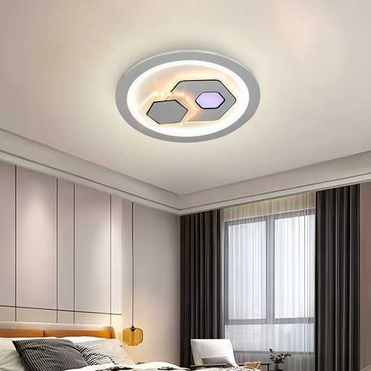 LED LED Kathleen, 16W, Hot/Neutral Light/RGB, White
