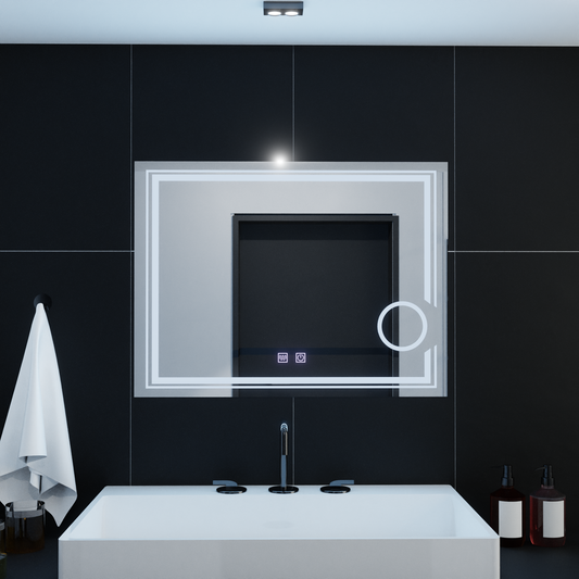 Mirror LED ορθογώνιο 80x60cm Magia Essenza Touch Dimable Defrition System