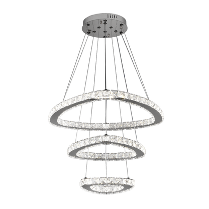 Lulus LED Crystal με το τηλεχειριστήριο Silver Latifah 118W