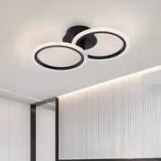 LED πολυέλαιος με τηλεχειριστήριο Betty, 28W, 2 κύκλοι, κρύο/ζεστό/ουδέτερο φως, ασταθές, μαύρο