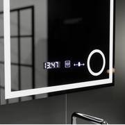 Mirror LED ορθογώνιο 60x60cm Souverain Motionglow Marcello Διάρυθμση του ρολογιού Ορόμετρο