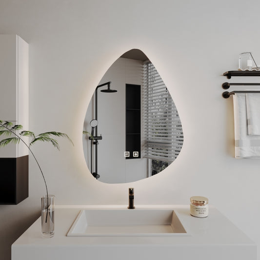 Ακανόνιστος καθρέφτης LED, Demist, 50x70cm, Z001 Basic Touch