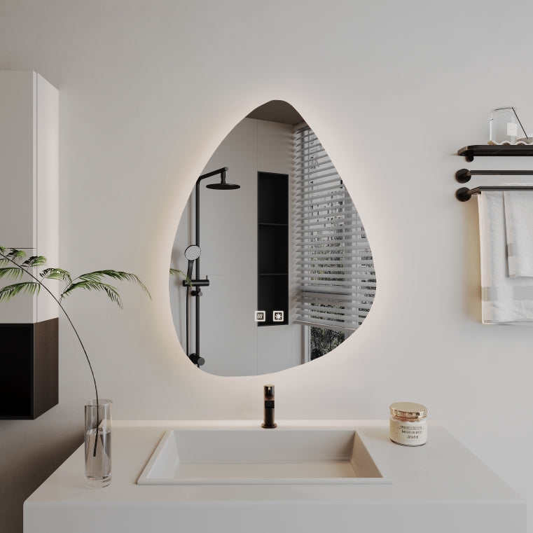 Ακανόνιστος καθρέφτης LED, Demist, 50x70cm, Z001 Basic Touch