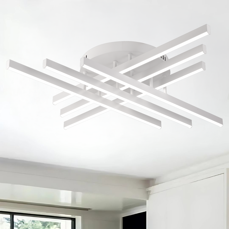 Πολυέλαιος GIO LED, 82W, Κρύο/Ζεστό/Ουδέτερο φως, Λευκό