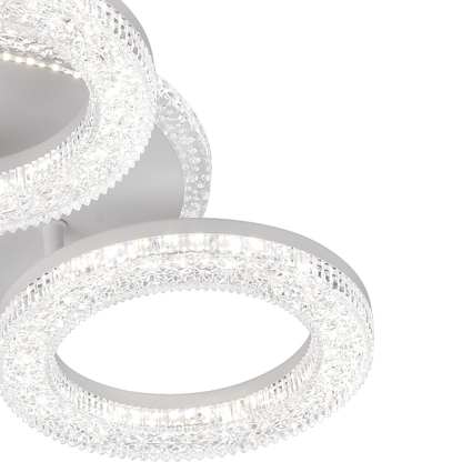 LED Sigrid LED με τηλεχειριστήριο, Daisy, White, Crystals