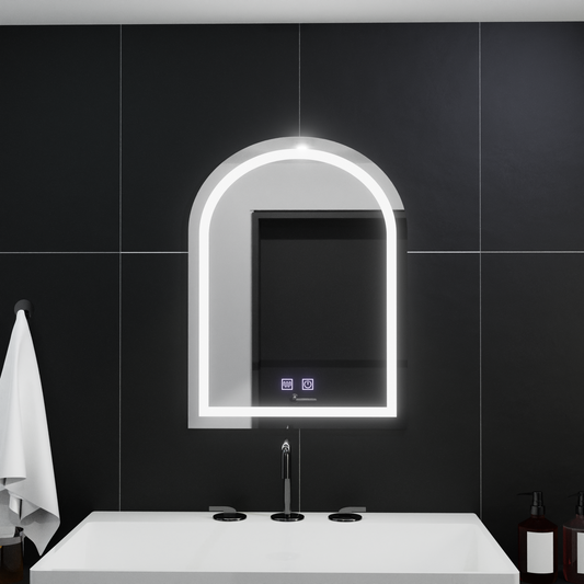 LED Mirror Arcata 60x80cm - Arco Touch Dimable Defrition System