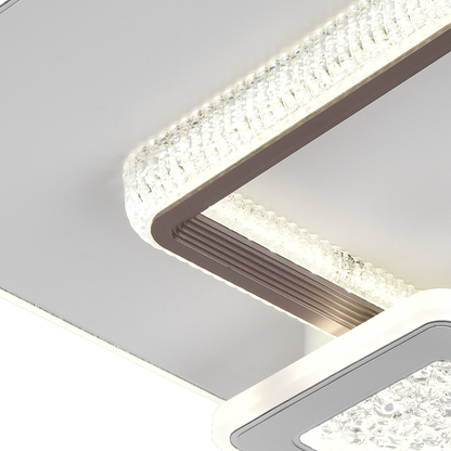 LED LED Nyxora Quad, 36W, 3 Πατριάρχης, κρύο/ζεστό/ουδέτερο φως, μαύρο