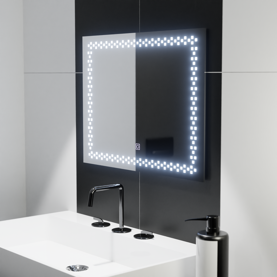 Mirror LED ορθογώνιο 80x60cm Stella Basic Touch