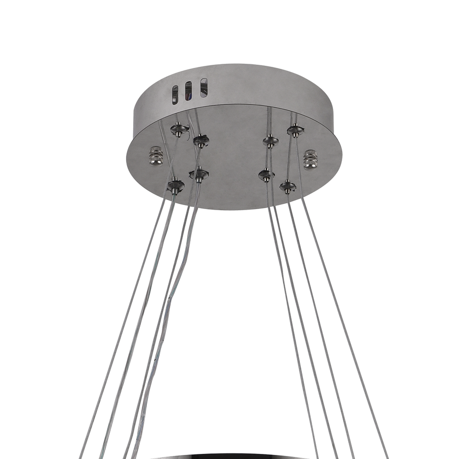 Lulus LED Crystal με το τηλεχειριστήριο Silver Latifah 118W