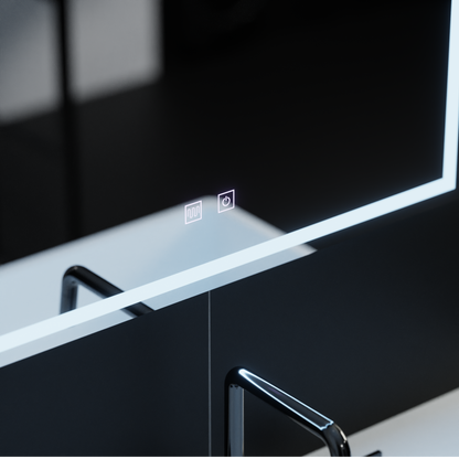 Mirror LED ορθογώνιο 70x50cm Touch Umbria System Disrosting
