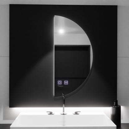 LED Mirror LED SEMILUNA 50x100cm - τοξοειδές σύστημα αφής άγνωστη απενεργοποίηση