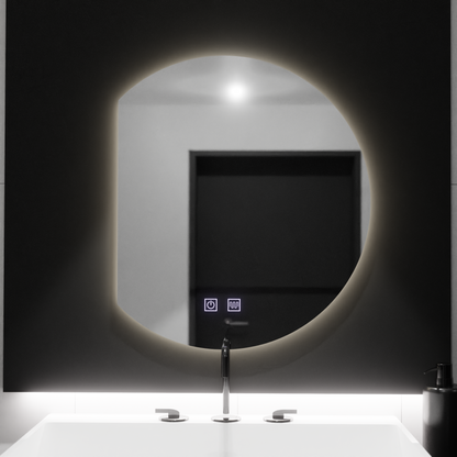 54x60 Semiluna LED Mirror - Σύστημα διάθεσης Arcana Touch Dimabil Dimabil
