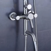 Shower column, stainless steel 304, satin, ly003