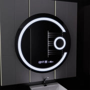 Mirror LED Γύρος 70cm Visio Motionglow Marcello Αποστολικό Σύστημα Ρολόι & Καλλυντικό Θερμόμετρο