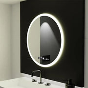 Mirror LED Γύρος 50cm Giulia Sensor Motionglow Marcellow Σύστημα Ηλικομανής και θερμόμετρο Dimable Dimable