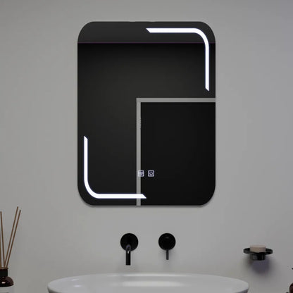 Mirror LED ορθογώνιο 60x80cm Touch Ulrich Disrosting System
