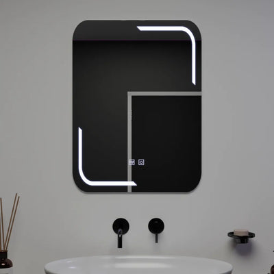 Mirror LED ορθογώνιο 60x80cm Touch Ulrich Disrosting System