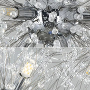 Crystal πολυέλαιος Schönbrunn, 12x G9, διάμετρος 60cm, γυαλιστερό χρώμιο, σύγχρονη κομψότητα