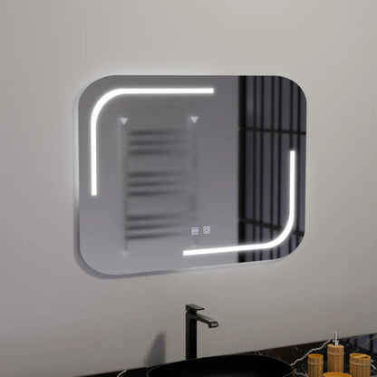 Mirror LED ορθογώνιο 80x60cmtouch retrica system disrosting