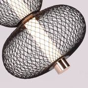 Κρεμαστός πολυέλαιος LED LM550/3BK, 12W, Light 3000/4000/6000K, Μαύρος