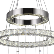 Lulus LED Crystal με το τηλεχειριστήριο Silver Latifah 118W