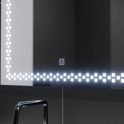 Mirror LED ορθογώνιο 80x60cm Stella Basic Touch