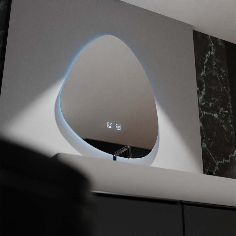 Οργανικός καθρέφτης LED 80x60cm - Fluido Touch Deframe Dimable System