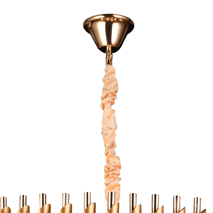 VERSAILLES Supremo Crystal Chandelier, CC900/800GD, 12xE14, Διάμετρος 80cm, Γυαλιστερό Χρυσό, Ρυθμιζόμενο Ύψος, Μέταλλο και Κρύσταλλο