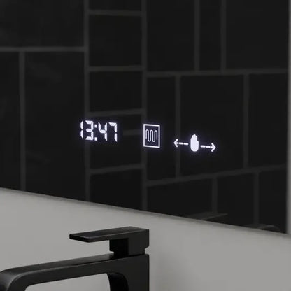 Mirror LED ορθογώνιο 100x75cm Absolu Motionglow Marcello Αποστολής Σύστημα απόρριψης ρολογιού