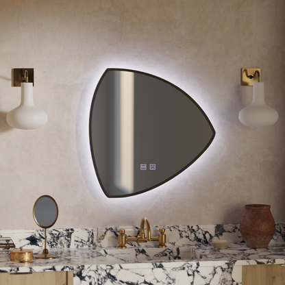 Mirror LED Touch Fiiro System Disrosting 60x60cm