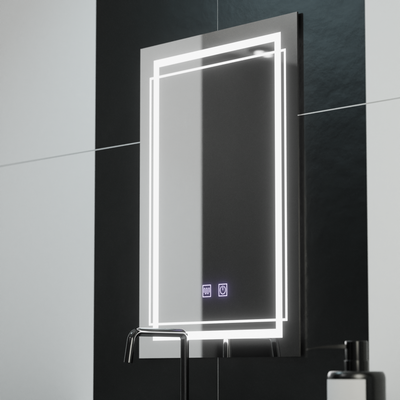 Mirror LED ορθογώνιο σύστημα 50x70cm Touch Koven Koven Disabling System