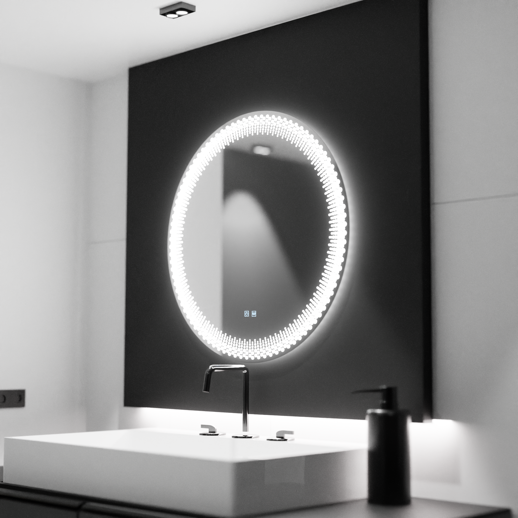 60cm στρογγυλό καθρέφτη LED - Σύστημα αφής Stellaire Άγνωστο απενεργοποίηση