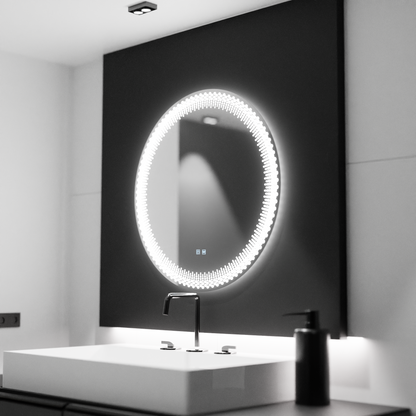 70cm στρογγυλό καθρέφτη LED - Corona Touch Dimable Defrition System
