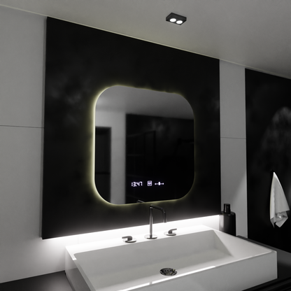 Ορθογώνιο LED Mirror 60x60cm Harmony Motionglow Marcellow System Disability & Daim Thermometer