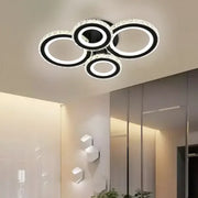 Η Marina LED LED με τηλεχειριστήριο, 68W, Dimable, Acrylic και Crystal, Black
