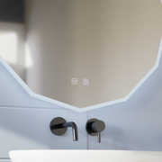 LED Touch Lichtkreis LED Mirror, 70x70 cm