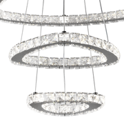 Lulus LED Crystal με το τηλεχειριστήριο Silver Latifah 118W