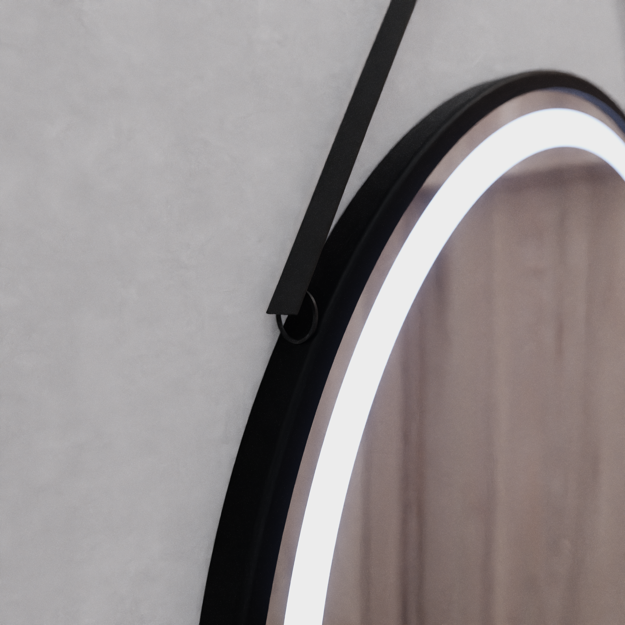 Mirror LED Γύρος 60cm Βασική αφή