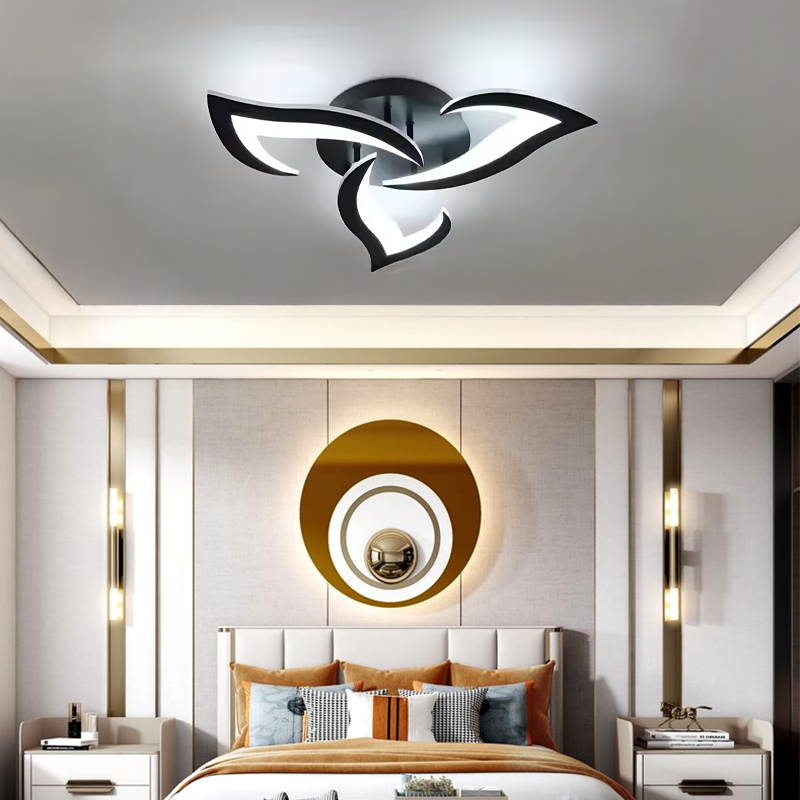 Πολυέλαιος LED LT660/3BK, 3 Στοιχεία, 32W, Φως 3000/4000/6000K, Μαύρο, Ρυθμιζόμενο ύψος