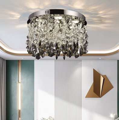 Crystal LED Chandelier LLC212/550BU Στρογγυλός, 29W, Κρύο/Ζεστό/Ουδέτερο φως, Κρύσταλλοι, Γυαλιστερό χρώμιο