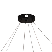 Κρεμαστός ακρυλικός πολυέλαιος LED LT760/3GD, 28W, ζεστό/ουδέτερο/κρύο φως 3000/4000/6000K, λευκό, ρυθμιζόμενο ύψος, μέταλλο και ακρυλικό