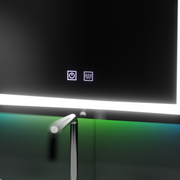 Mirror LED ορθογώνιο σύστημα 60cm Touch Touch RGB