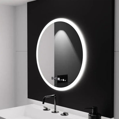 Mirror LED Γύρος 50cm Giulia Sensor Motionglow Marcellow Σύστημα Ηλικομανής και θερμόμετρο Dimable Dimable