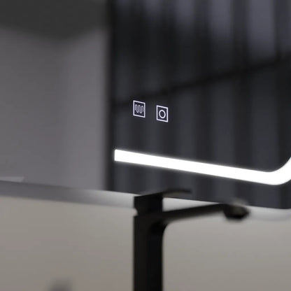 Mirror LED ορθογώνιο 80x60cmtouch retrica system disrosting