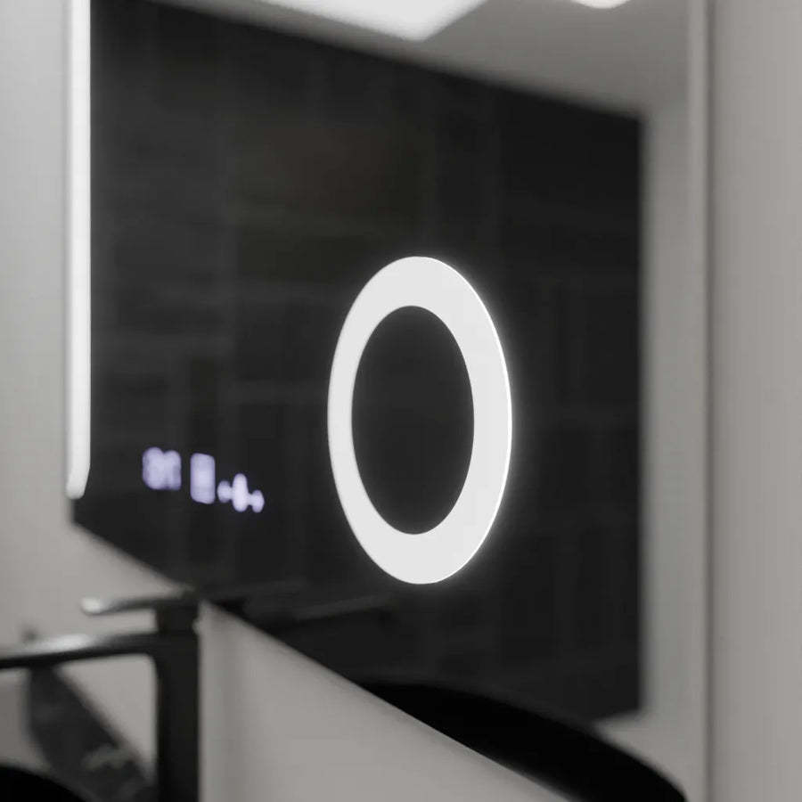 Mirror LED ορθογώνιο 100x80cm ακριβεία Motionglow Marcello αποσυναρμολόγηση Defrost & Thermometer Wolf Cosmetic